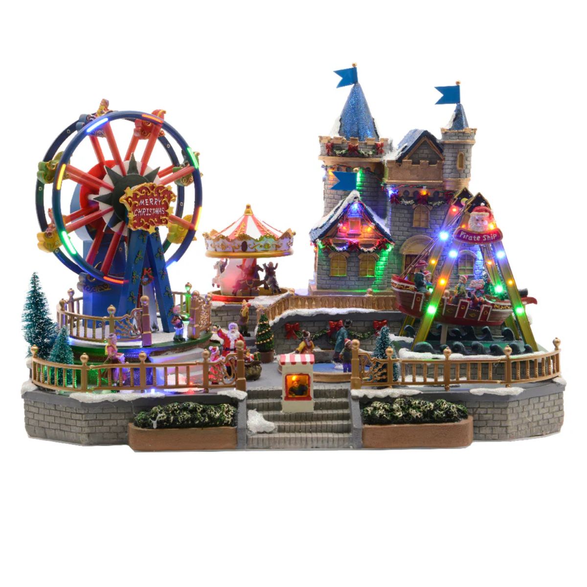 Pozytywka LED wesołe miasteczko XXL