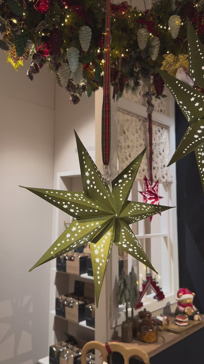 Gwiazda LED 58 cm czerwona