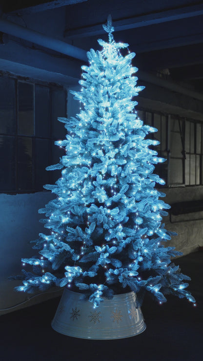 Choinka PE+PVC ośnieżona XXL 220cm