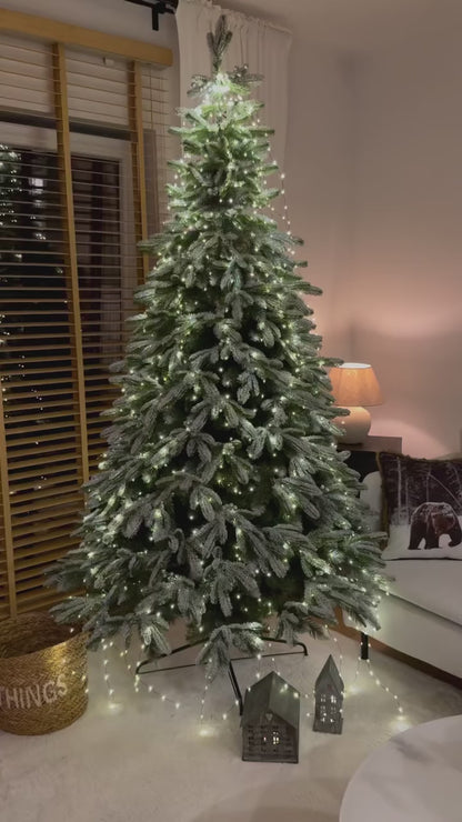 Choinka PE+PVC ośnieżona 180/220/250 cm