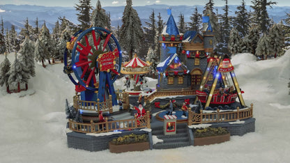 Pozytywka LED wesołe miasteczko XXL