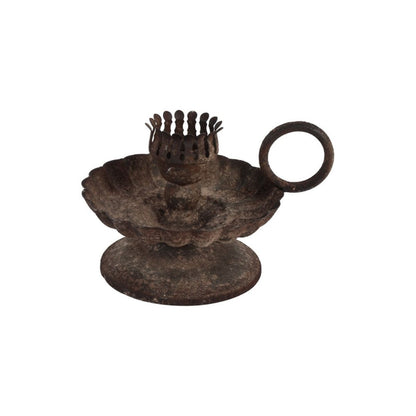 Świecznik z Uchem – Brązowy Akcent